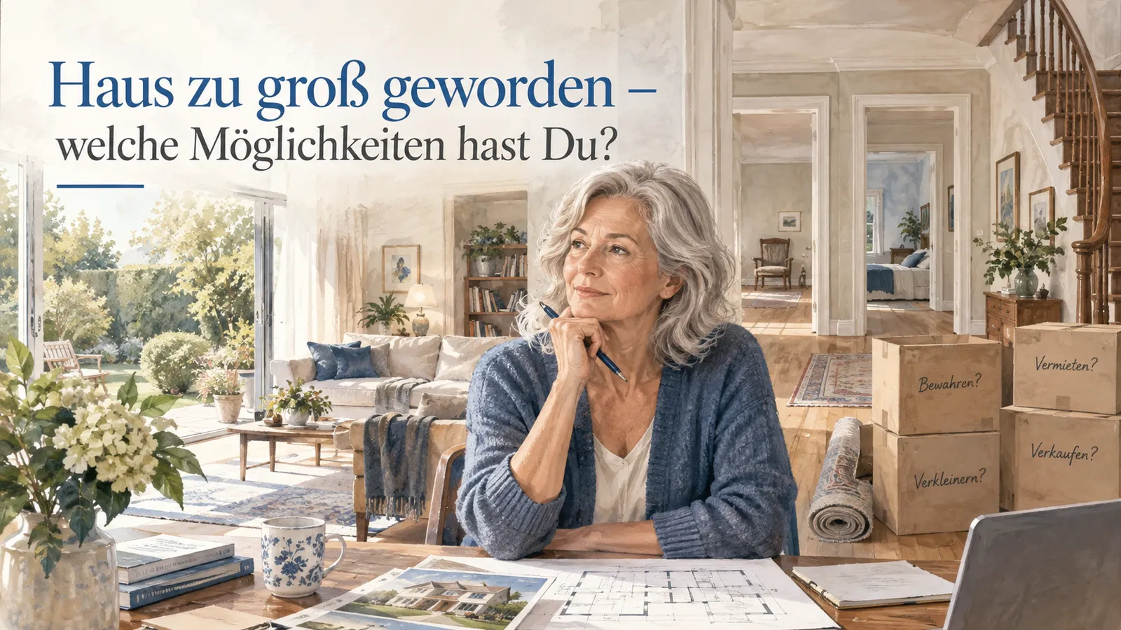 Haus zu groß geworden – welche Möglichkeiten hast Du?