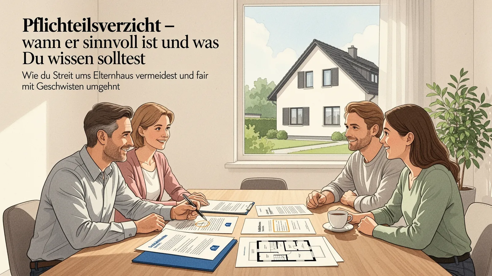 Pflichtteilsverzicht – wann er sinnvoll ist und was Du wissen solltest