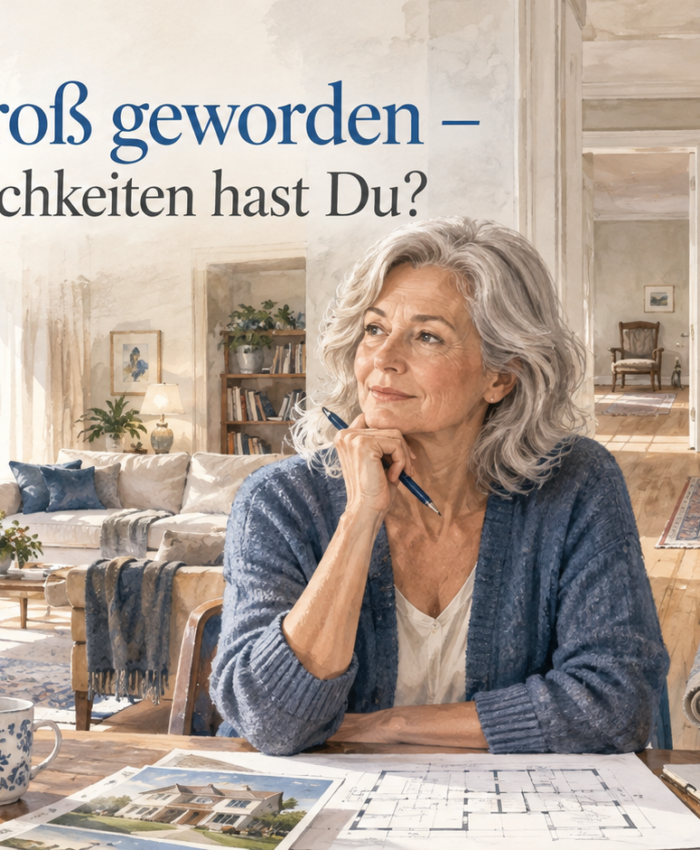 Haus zu groß geworden – welche Möglichkeiten hast Du?